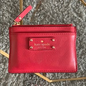 Red Kate Spade Wallet